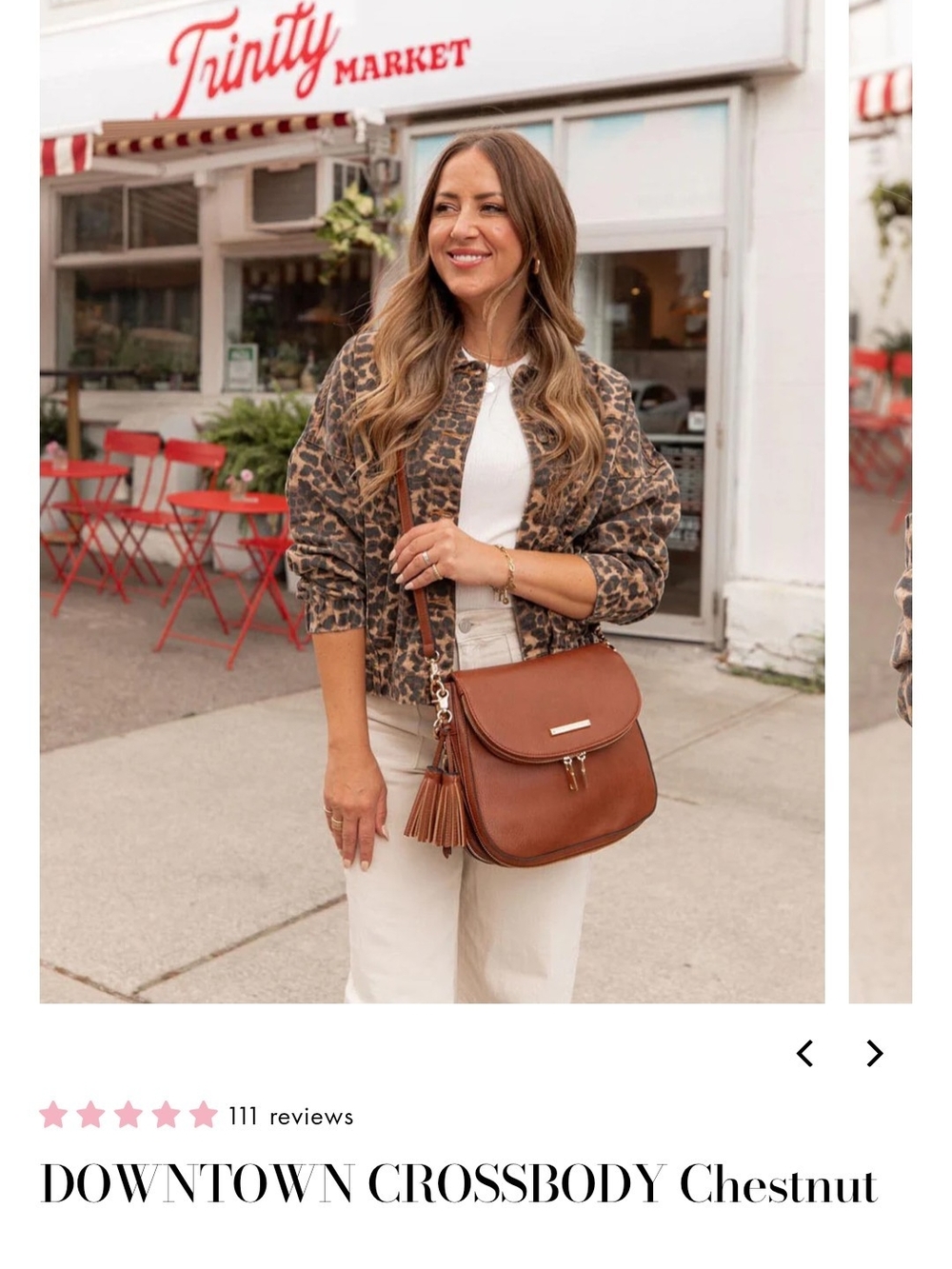 Poppy & Peonies Downtown Crossbody Bag
